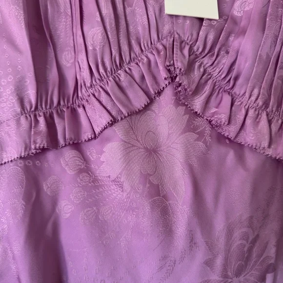 chinese dress ladies Ella Jacquard Maxi Dress in Pink/Green